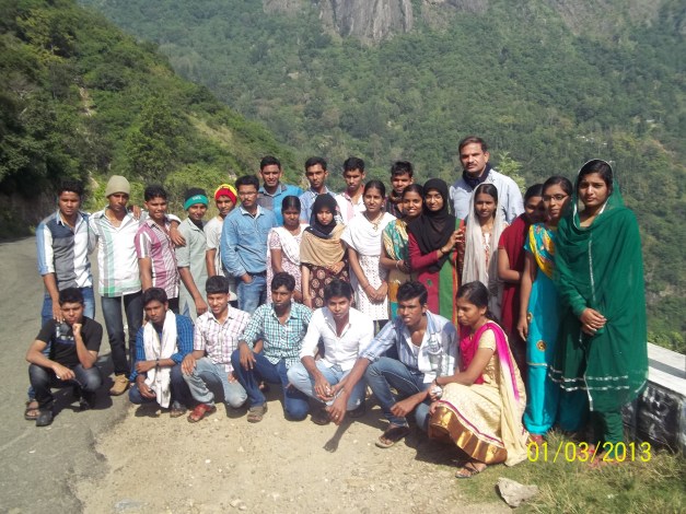 Trainees on Excursion at Munnar on January 2013